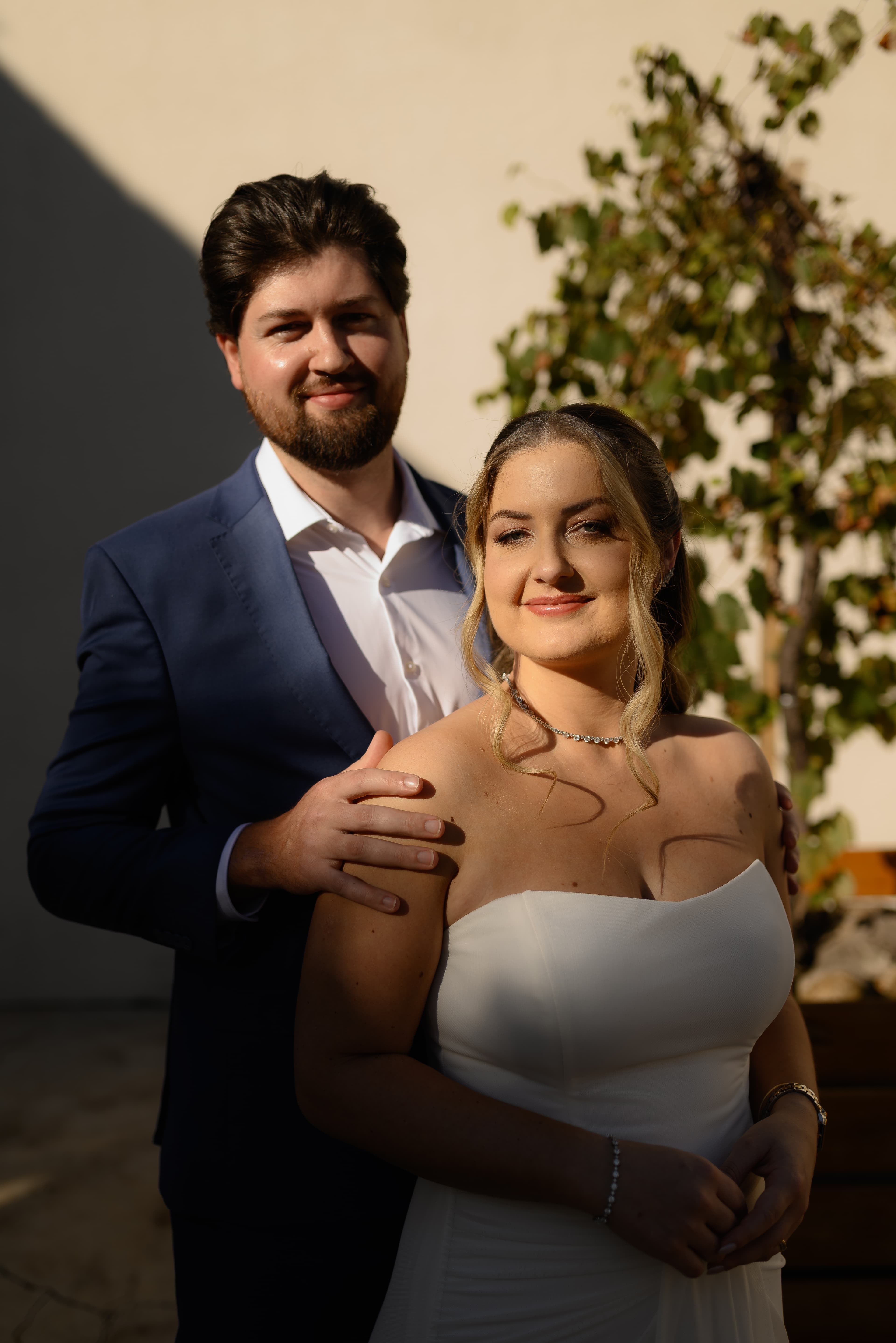 Poliana e Patrick compartilhando um momento especial
